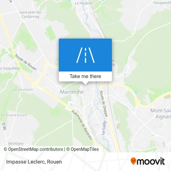 Impasse Leclerc map