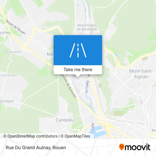 Rue Du Grand Aulnay map