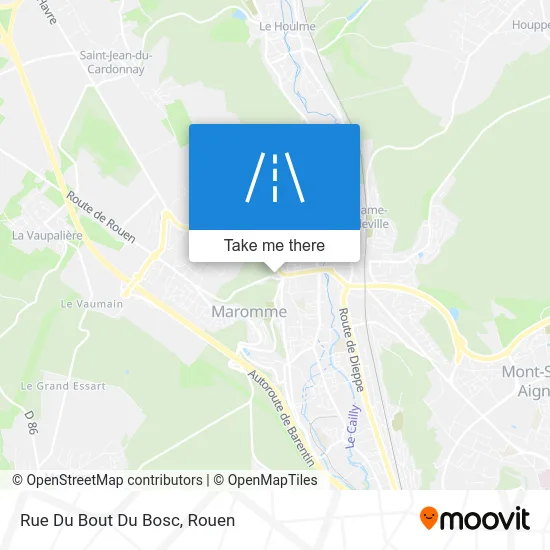 Rue Du Bout Du Bosc map