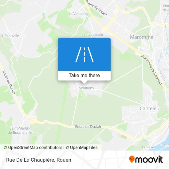 Rue De La Chaupière map