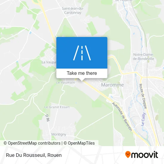 Rue Du Rousseuil map