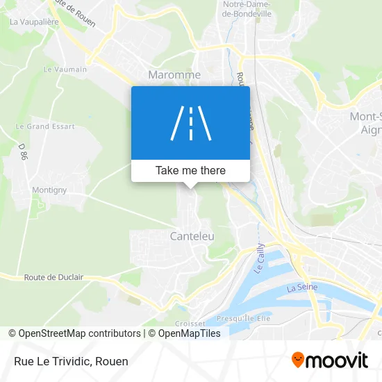 Rue Le Trividic map