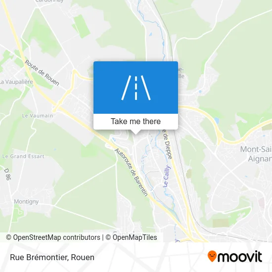 Rue Brémontier map