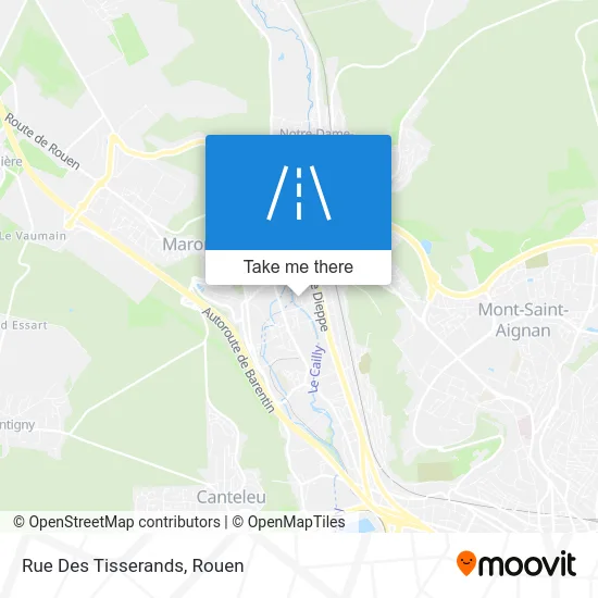 Rue Des Tisserands map