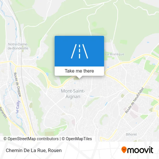 Chemin De La Rue map