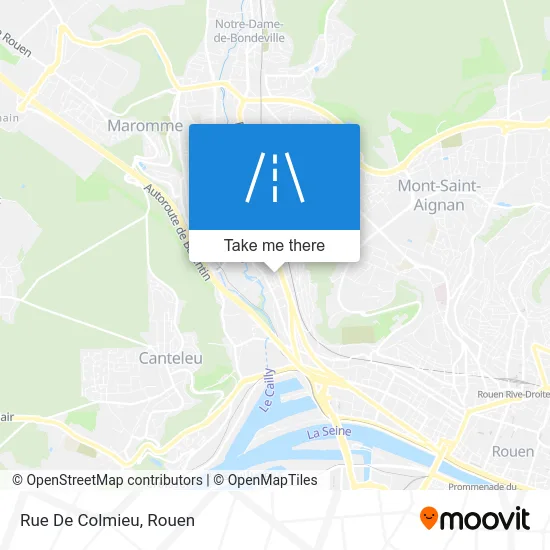 Rue De Colmieu map