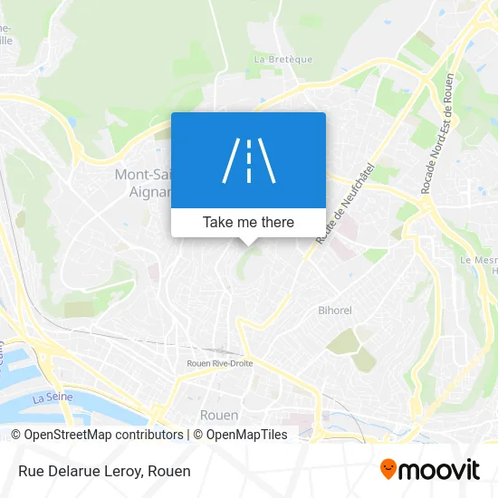 Rue Delarue Leroy map