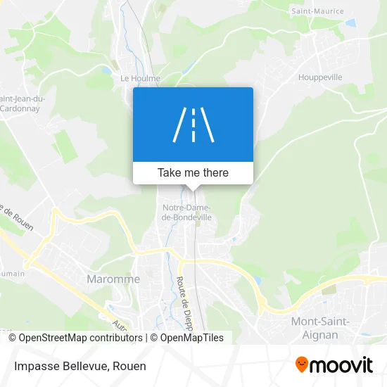 Impasse Bellevue map