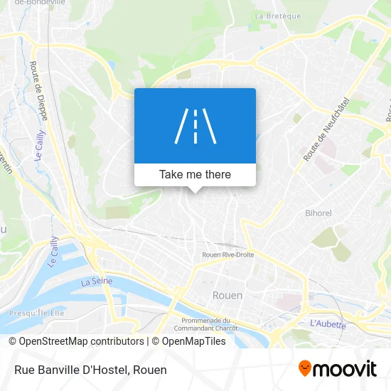 Rue Banville D'Hostel map