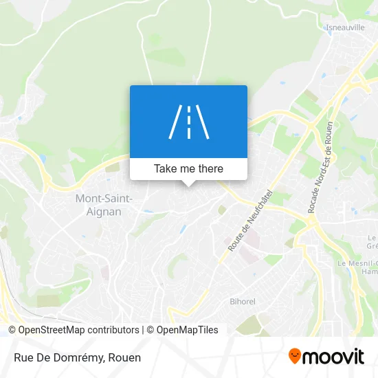 Rue De Domrémy map