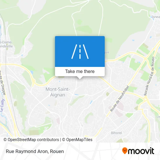 Rue Raymond Aron map