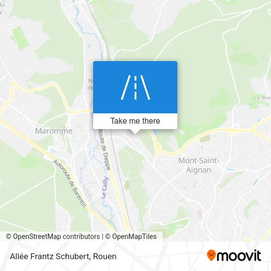 Allée Frantz Schubert map