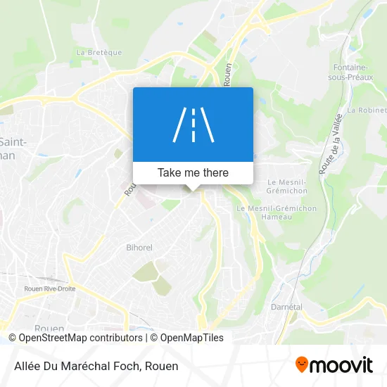 Allée Du Maréchal Foch map