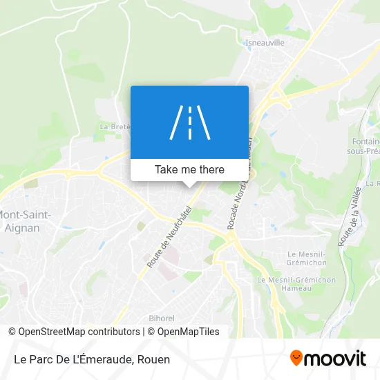 Le Parc De L'Émeraude map