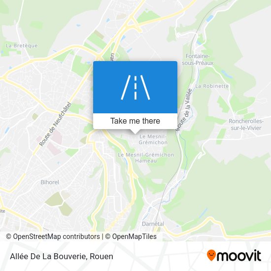 Allée De La Bouverie map
