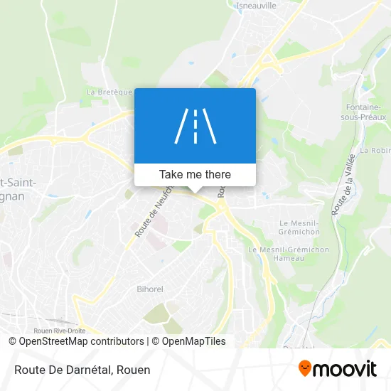 Route De Darnétal map