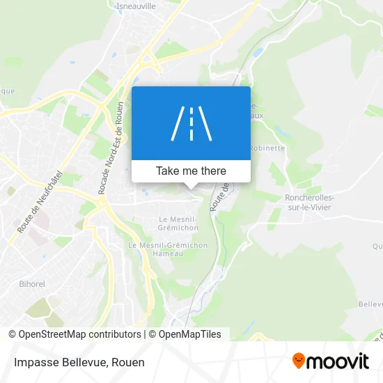 Impasse Bellevue map