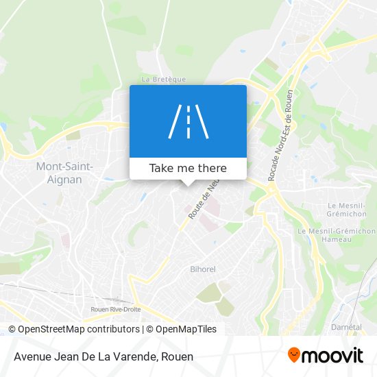 Mapa Avenue Jean De La Varende