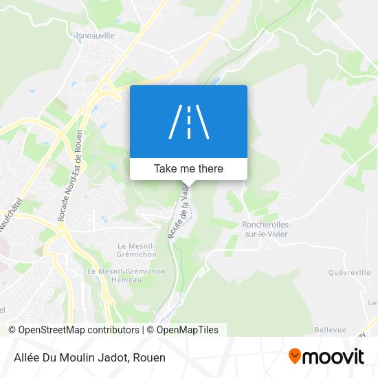 Allée Du Moulin Jadot map