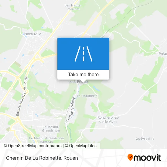 Chemin De La Robinette map