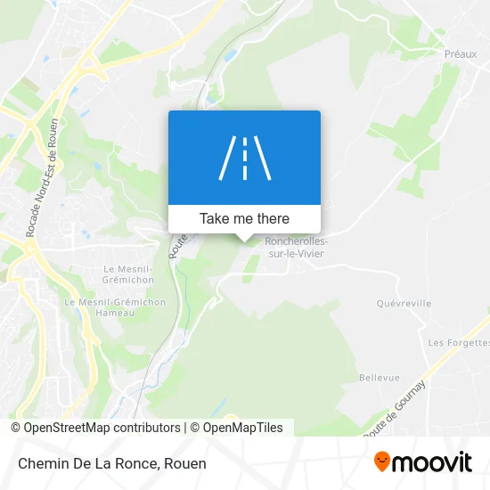 Chemin De La Ronce map