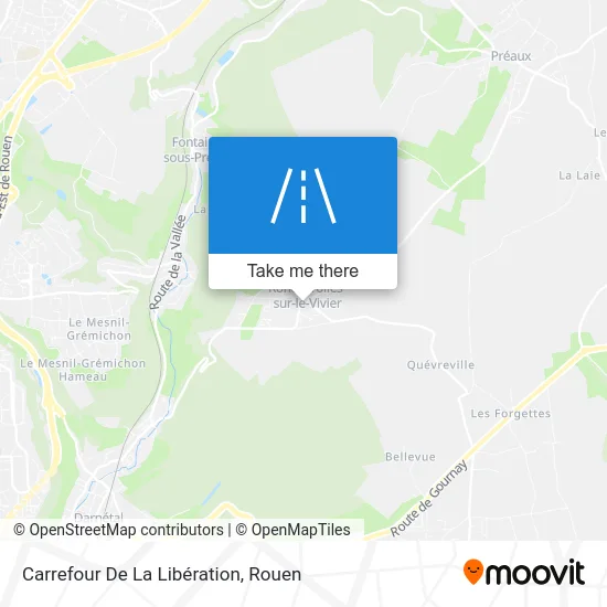 Carrefour De La Libération map
