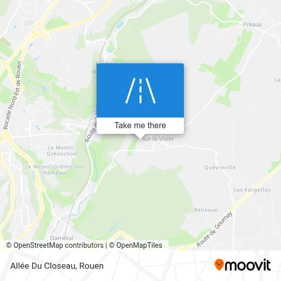 Allée Du Closeau map