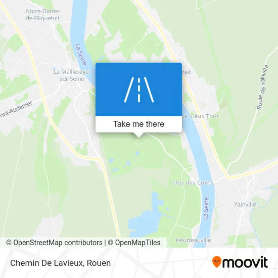 Chemin De Lavieux map