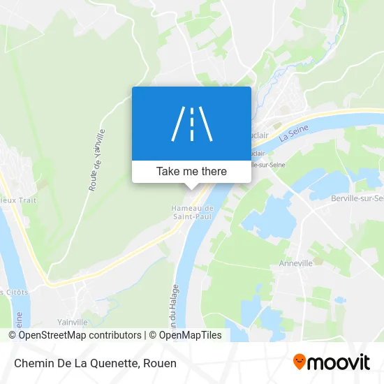 Chemin De La Quenette map