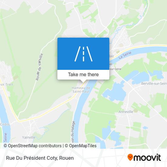 Rue Du Président Coty map