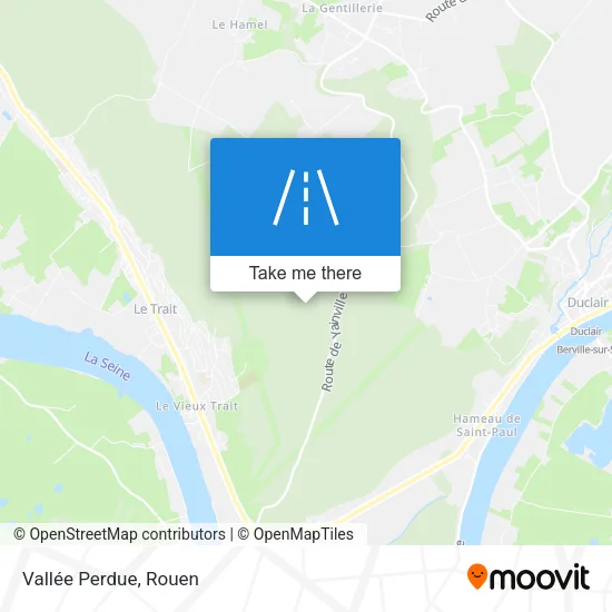 Vallée Perdue map