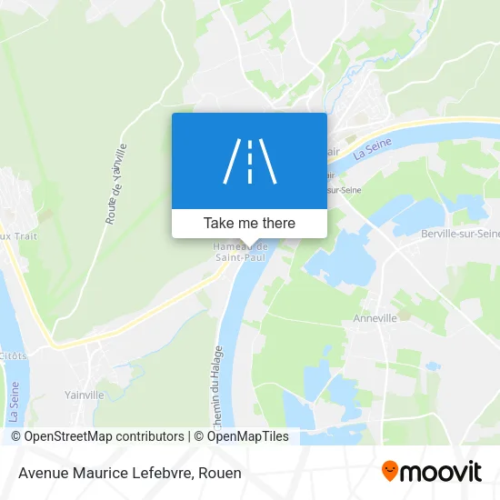 Avenue Maurice Lefebvre map
