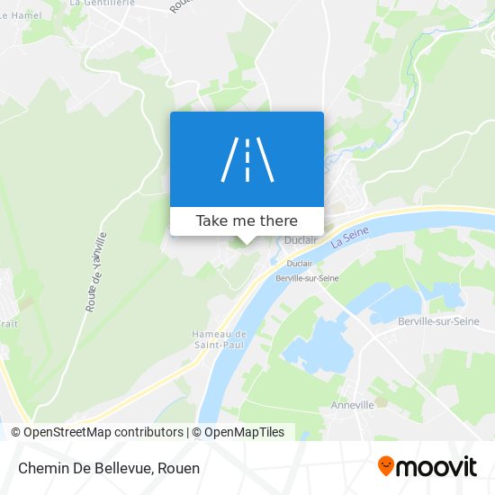 Mapa Chemin De Bellevue