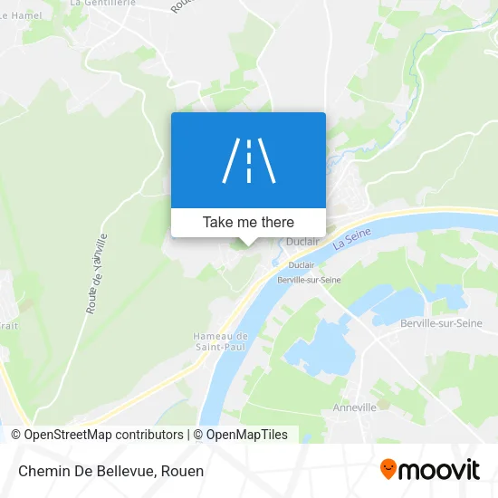 Chemin De Bellevue map