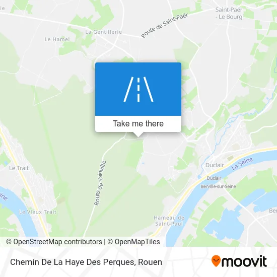 Chemin De La Haye Des Perques map