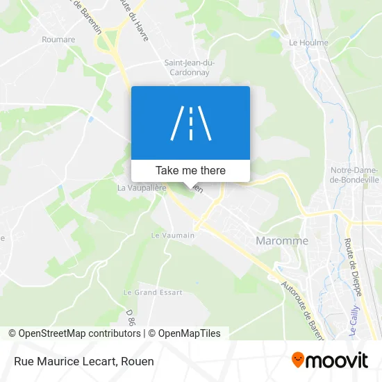 Rue Maurice Lecart map
