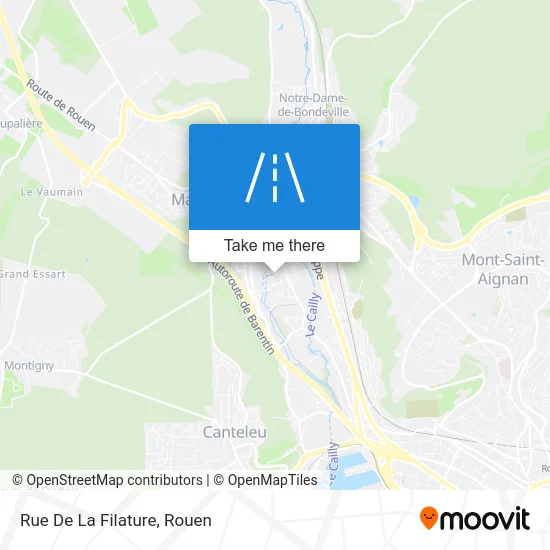 Rue De La Filature map