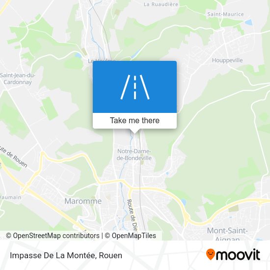 Impasse De La Montée map