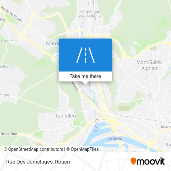 Rue Des Jumelages map