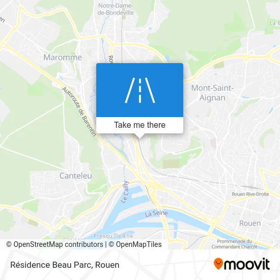 Résidence Beau Parc map