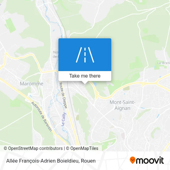 Allée François-Adrien Boieldieu map