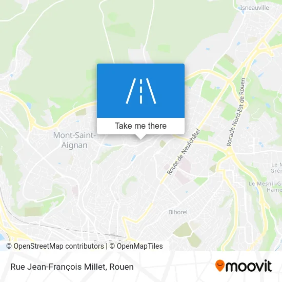 Rue Jean-François Millet map