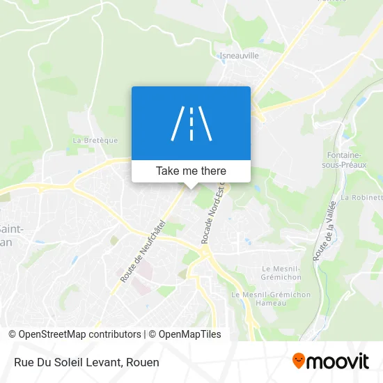 Rue Du Soleil Levant map