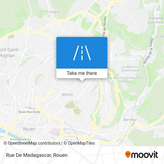 Rue De Madagascar map
