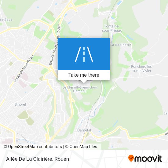 Allée De La Clairière map