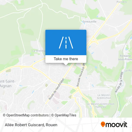Allée Robert Guiscard map