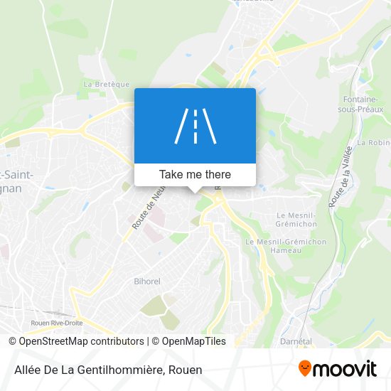 Allée De La Gentilhommière map