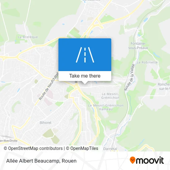 Allée Albert Beaucamp map