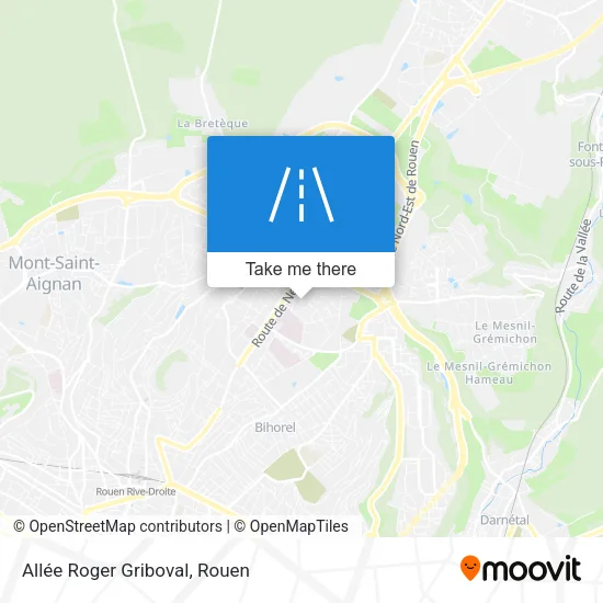Allée Roger Griboval map