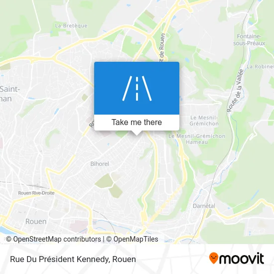 Rue Du Président Kennedy map